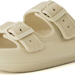 Women's Water Resistant EVA Cloud Slide Sandals Plus Comfort for All-Day Wear